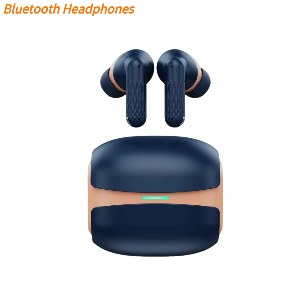 919 - Wireless Bluetooth Noise-Canceling Headphones, High-Definition Music Bluetooth Headphones, Battery Life, Gaming Headphones: Blue