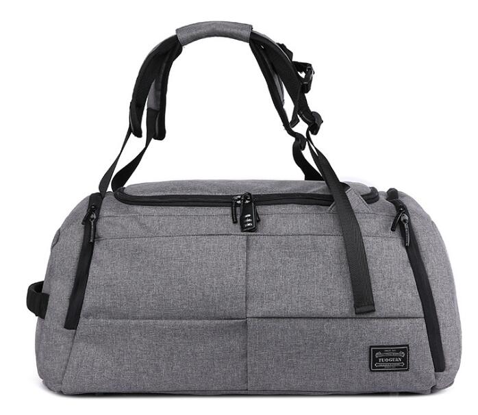 Multifunctionele sporttas voor heren, grote reistas, crossbody schoudertas voor heren, basketbaltraining voor buiten.: Grijs