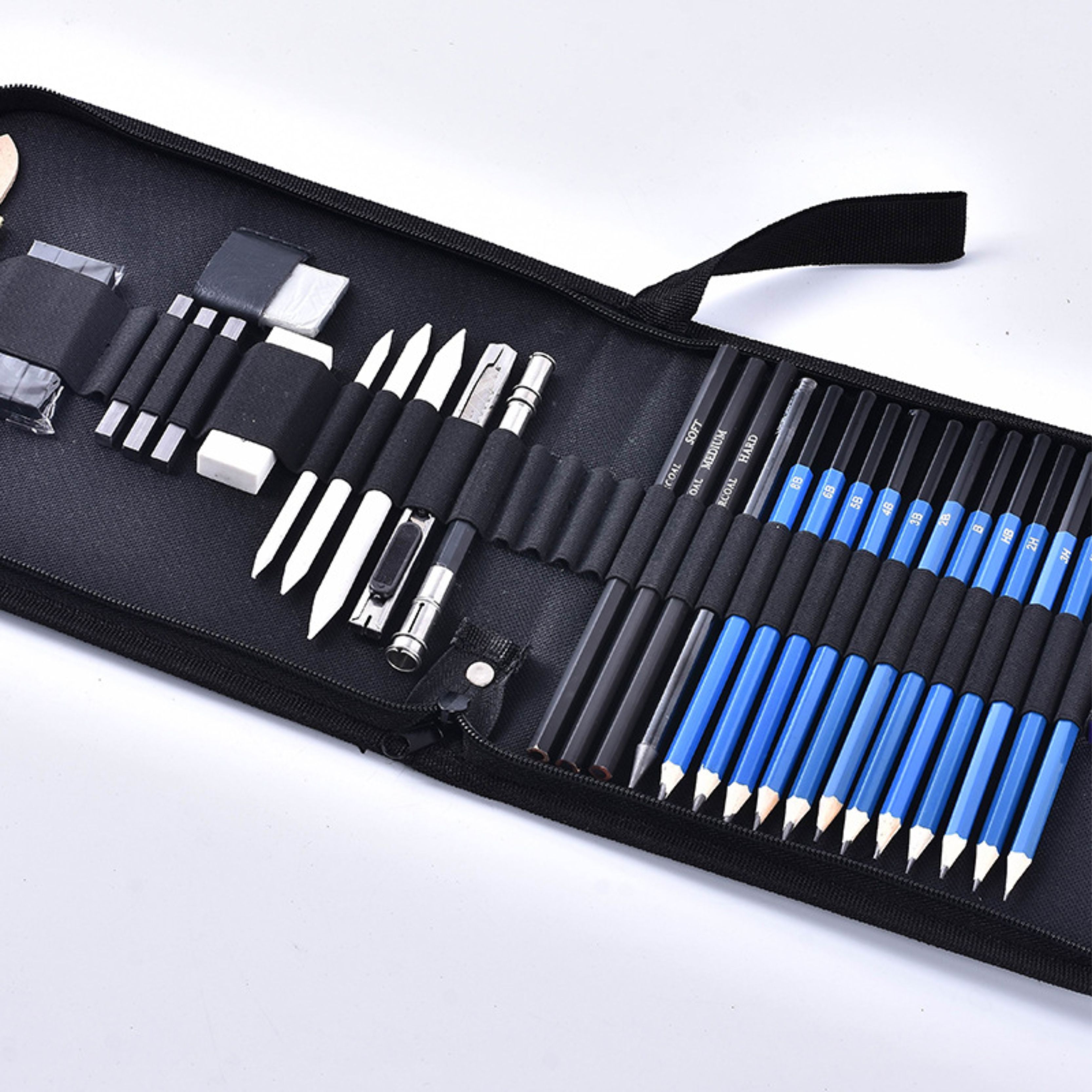 33-piece Sketch Drawing Brush Set Adult Drawing Pencil Eraser Sketch Set