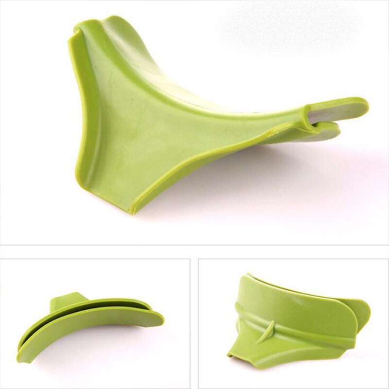 Antypoślizgowy wsuwany lejek robić wylewania zupy robić garnków patelnie i miski i słoiki przyrząd kuchenny