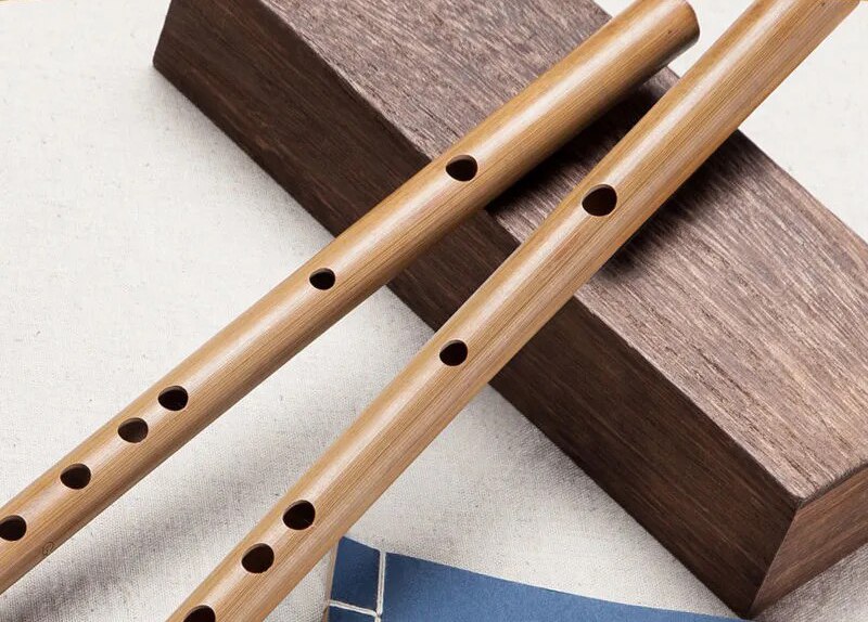 Ancient Style Refined Bitter Bamboo Flute Plain Children Adult Beginner Student Basic Flute Instrument