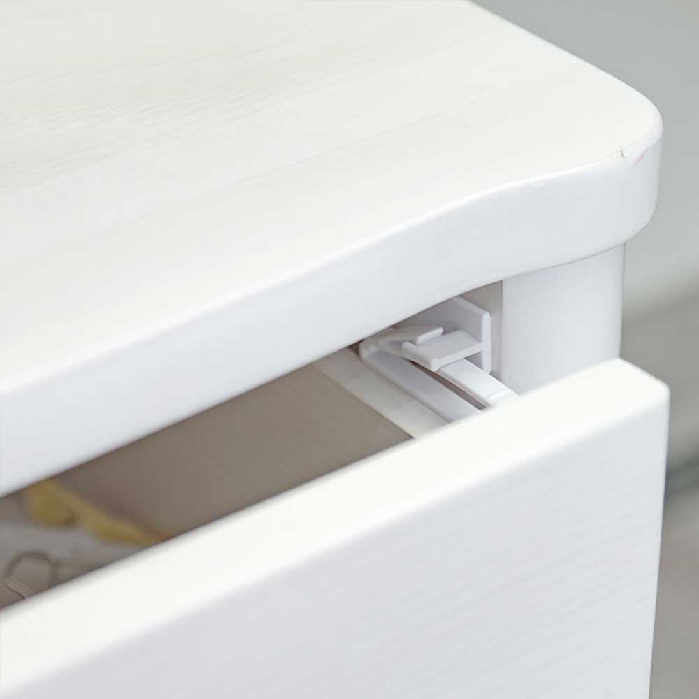 4pcs Invisible Drawer Latch Lock Baby Safey Cabinet Baby Security Children Protection Latches Kids Plastic Lock Cupboard Locker