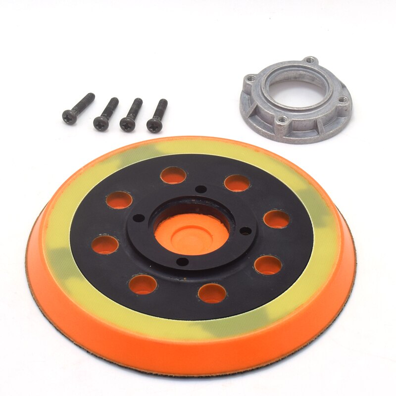 RYOBI RSE-1250 POLICY 5 Inch 125mm 8-Hole 4 Nails Back-up Sanding Pads for Sanding Discs Polisher Tools Accessories HOOK & LOOP: set 1