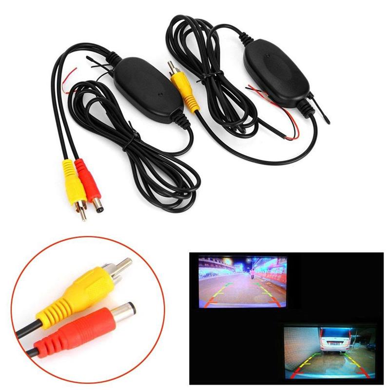 2.4g trådlösa sändare mottagare för bil backkamera och bil tft lcd monitor dvd 12v 24v rca video parkering auto