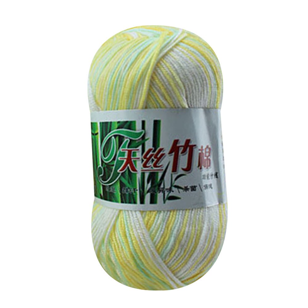 Bamboe Katoenen Garen Zachte Kamgaren Weven Sjaal DIY Draad Breien Handschoen voor Stof voor Handwerk: Rood