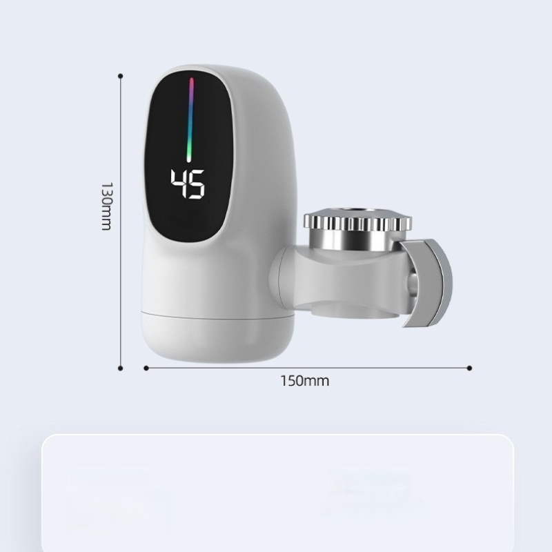 3000w elektriske varmtvannsberedere uten tank for kjøkken, hurtigoppvarmingskran med temperaturvisning