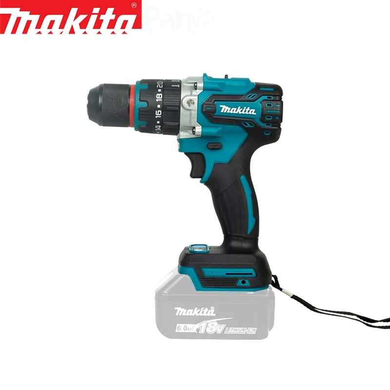 MAKITA 18V Lithium elektrische wiederaufladbare Handbohrmaschine 13mm DDF487RTJX zwei Ladung eine Ladung 5,0AH: Default Title