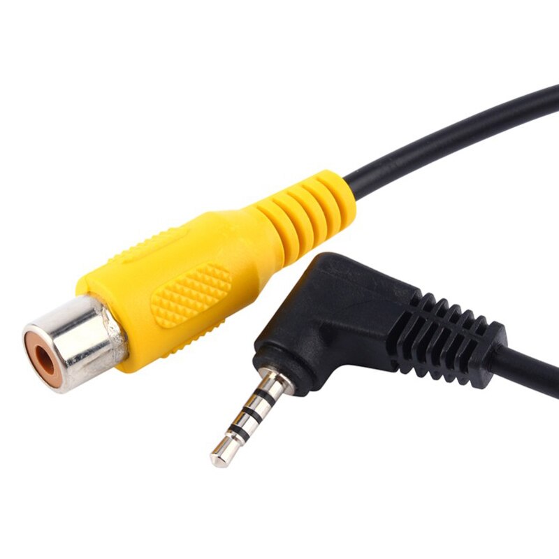 Av In Video Kabel Adapter 2.5 Mm Av Jack Stekker Naar Rca Vrouwelijke Adapter Kabel Voor Gps En Achter camera