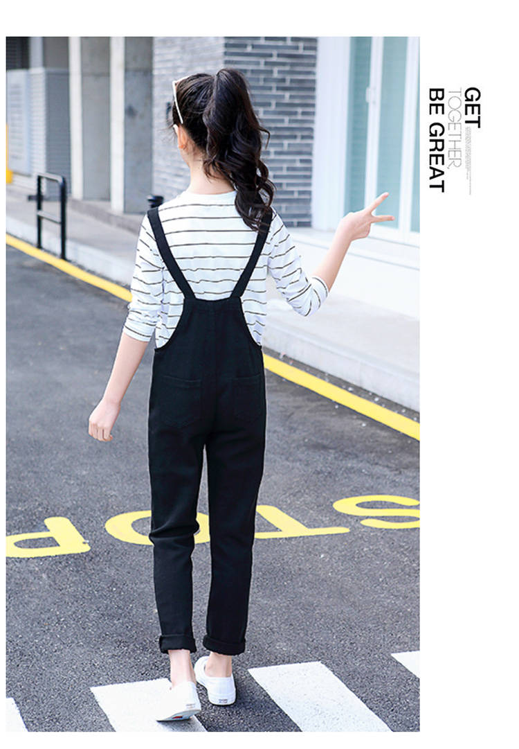 Barn barnkläder jumpsuit overall lekdräkt för tonåringar flickor beige vita byxor 5 6 8 9 10 13 14 år gamla