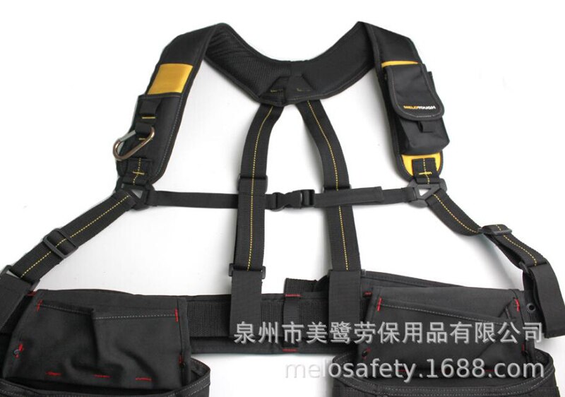 Heavy Duty Braces Suspender Tooling Straps With Phone Pocket Tirantes Tool Belt Suspenders Mens Work Braces Men Accessories