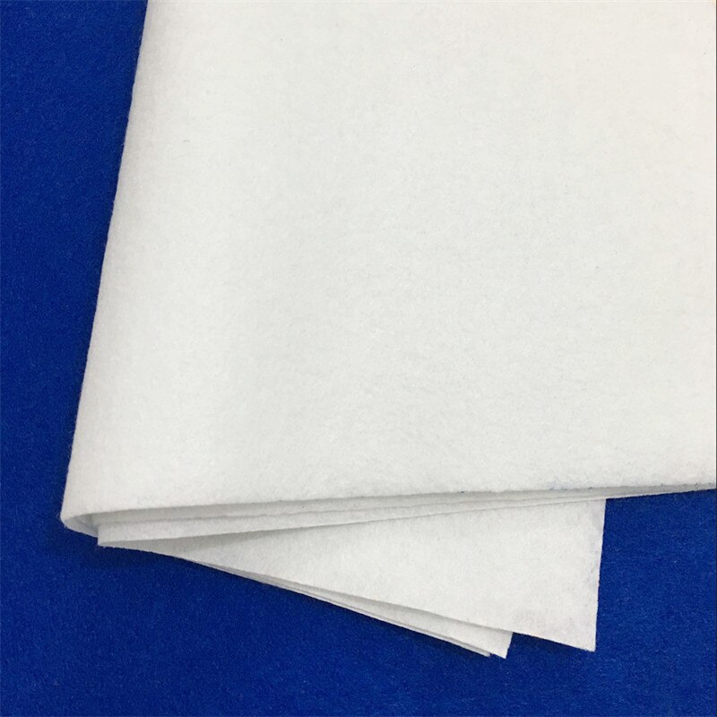 Soft white Non Woven Felt Fabric Sheets Fiber Thick Kids DIY Craft Assorted Fabric Square Embroidery Scrapbooking Craft AA8503