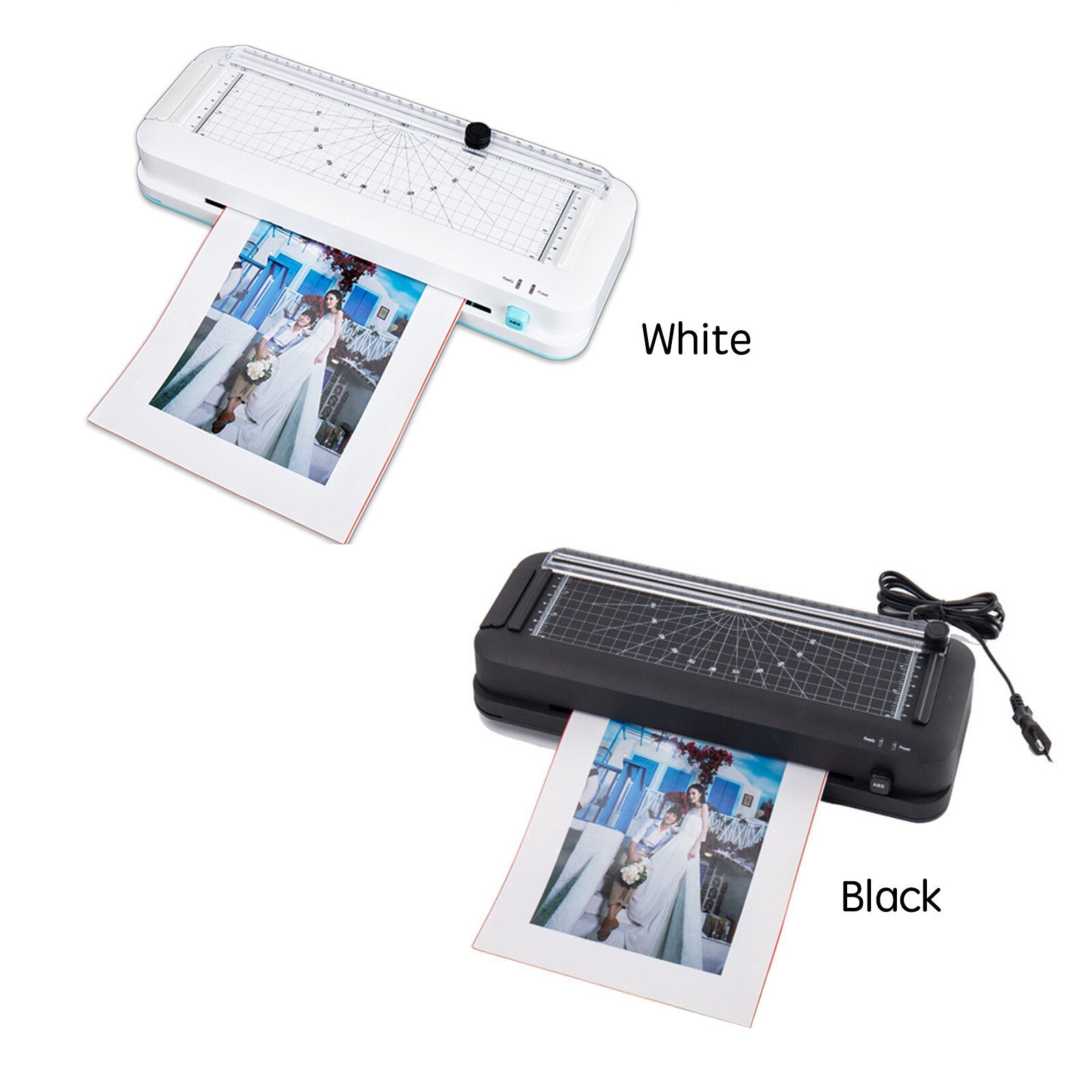 A4 Paper Photo Lamination Machine Punching Cutting Laminating Multi-function