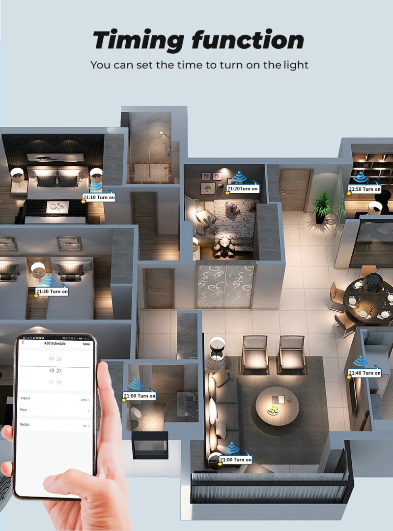 Tuy Wifi inteligente pared Interruptor táctil de la UE No Neutral de alambre requiere inteligente interruptor de luz tableta amortiguador Tech accesorio beige Rojo Negro compruebe Tartan tableta amortiguador banda una casa inteligente trabaja con Alexa Google