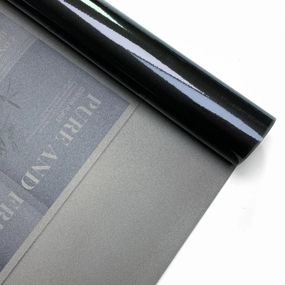 Car Window Matte Film Electrostatic Adsorption Frosted Anti Look Film Self Adhesive Scratch-resistant Sticker Car Accessories: Orange
