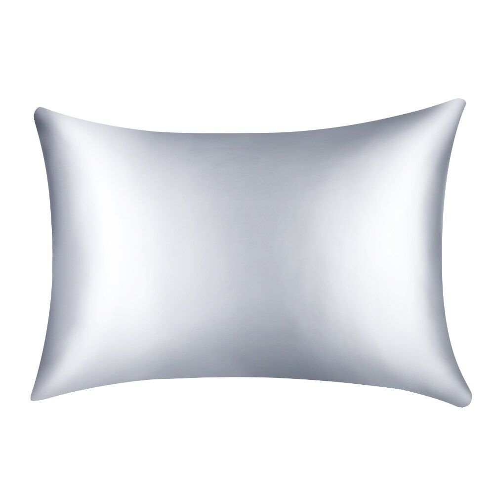 Kussensloop van zuivere zijde satijn, comfortabele kussensloop, kussensloop voor bedsprei, enkele kussenslopen: C / 20 x 26 inch