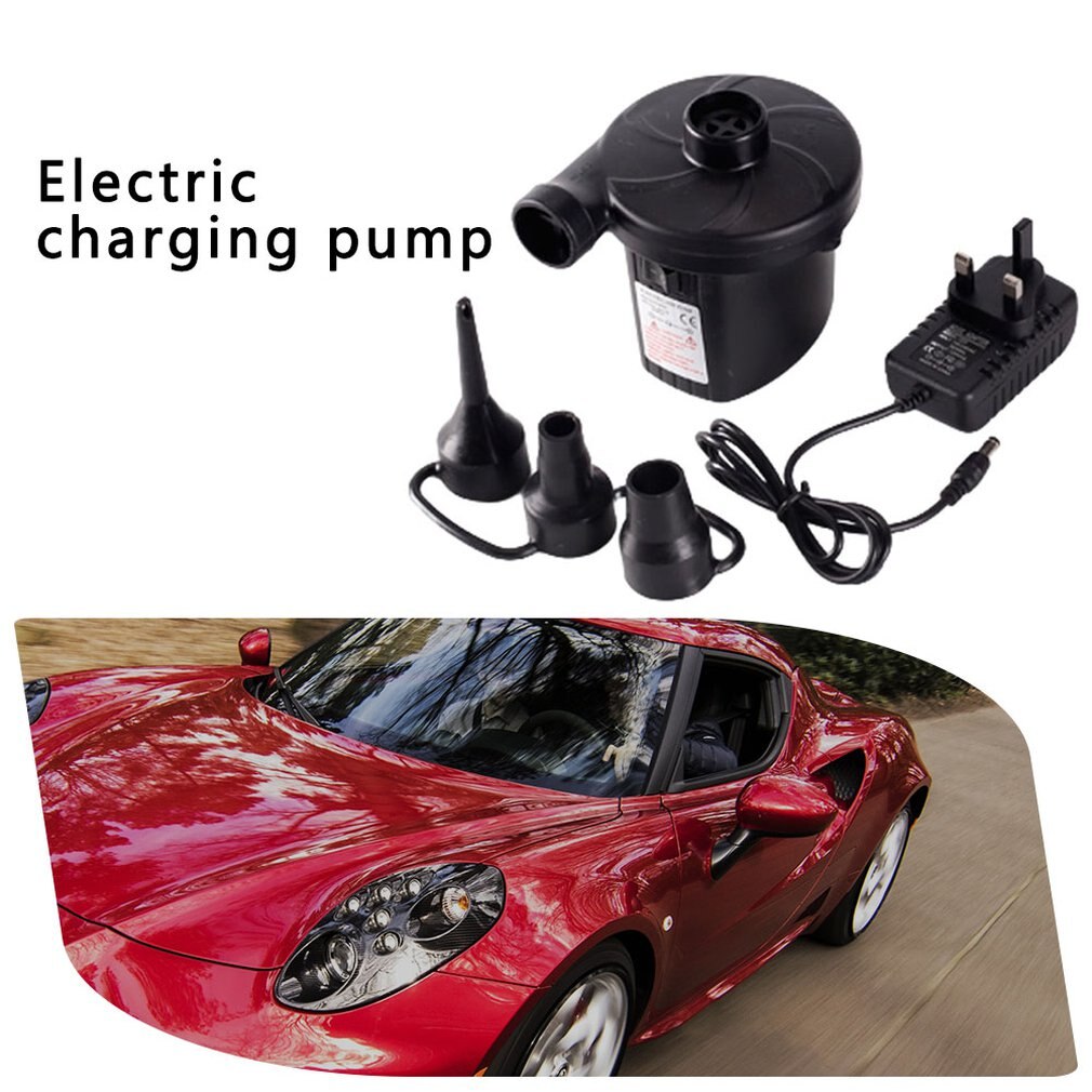 Electric Air Pump Home Inflate Deflate For Air Mattress Air Bed Electric Inflator Pump Small Inflatable Pump