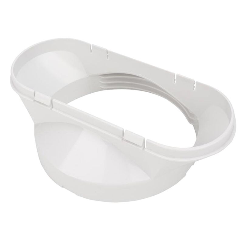 13cm Dia Flat Mouth Air Conditioning Body Exhaust Duct Interface Pipe Connector E7CB: Flat Mouth