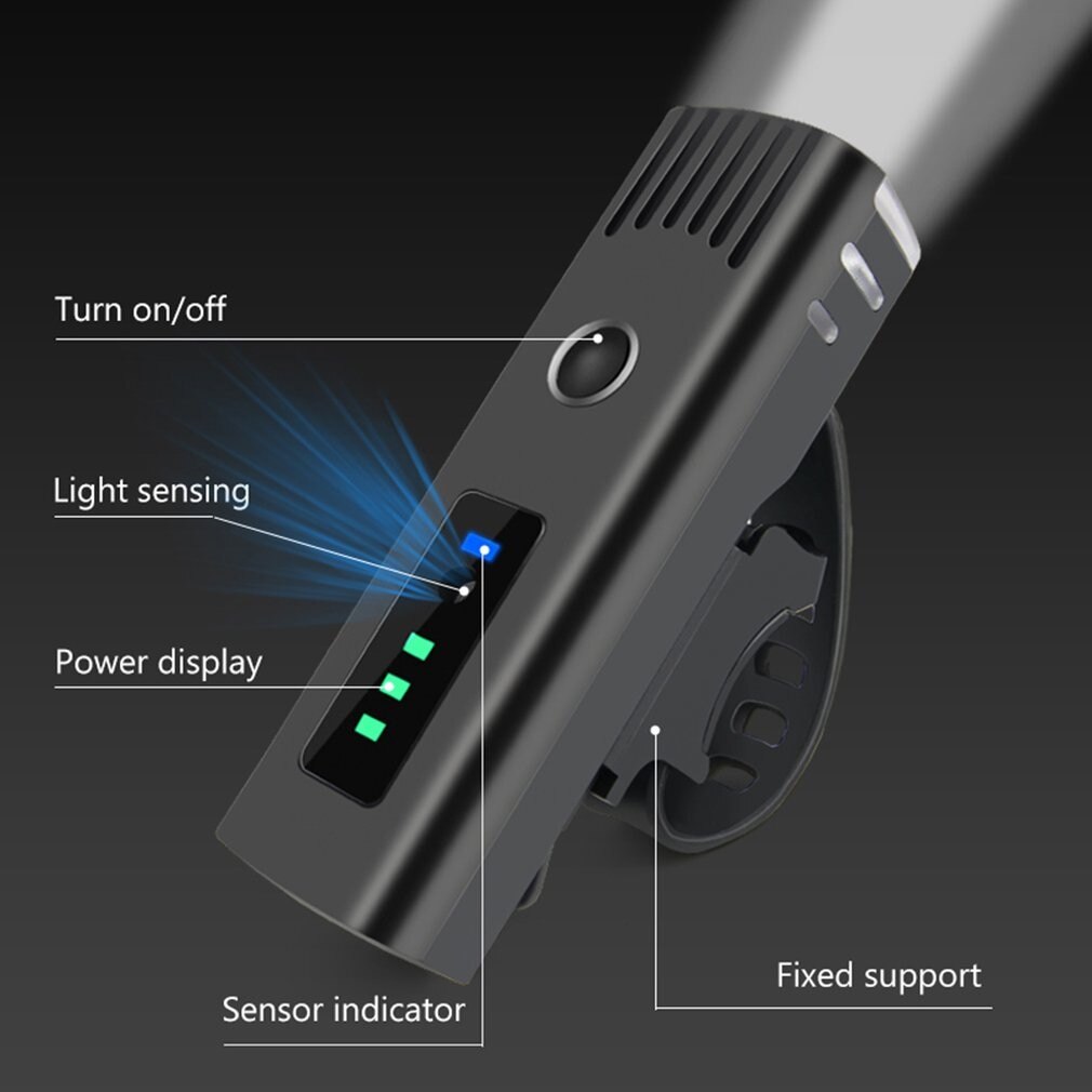 Eos220 Huishoudelijke Sport Nacht Inductie Fiets Licht Licht Sensor Anti-Glare Outdoor Sport Fietsen
