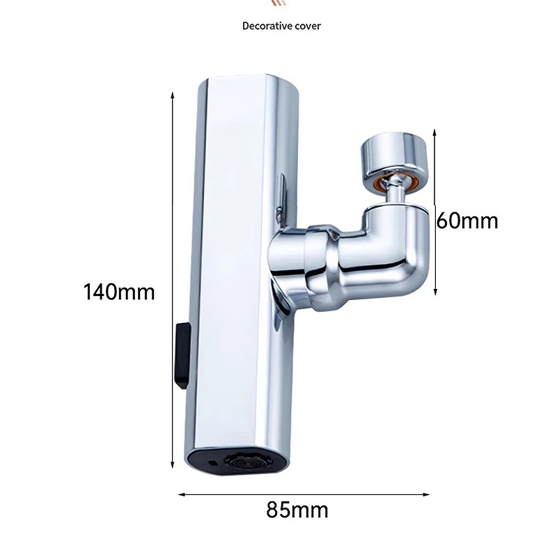 Grifo de cocina de cascada, aireador, mezclador, extensor, adaptador, accesorio, boquilla de agua, fregadero de cocina ajustable para el hogar: Default Title