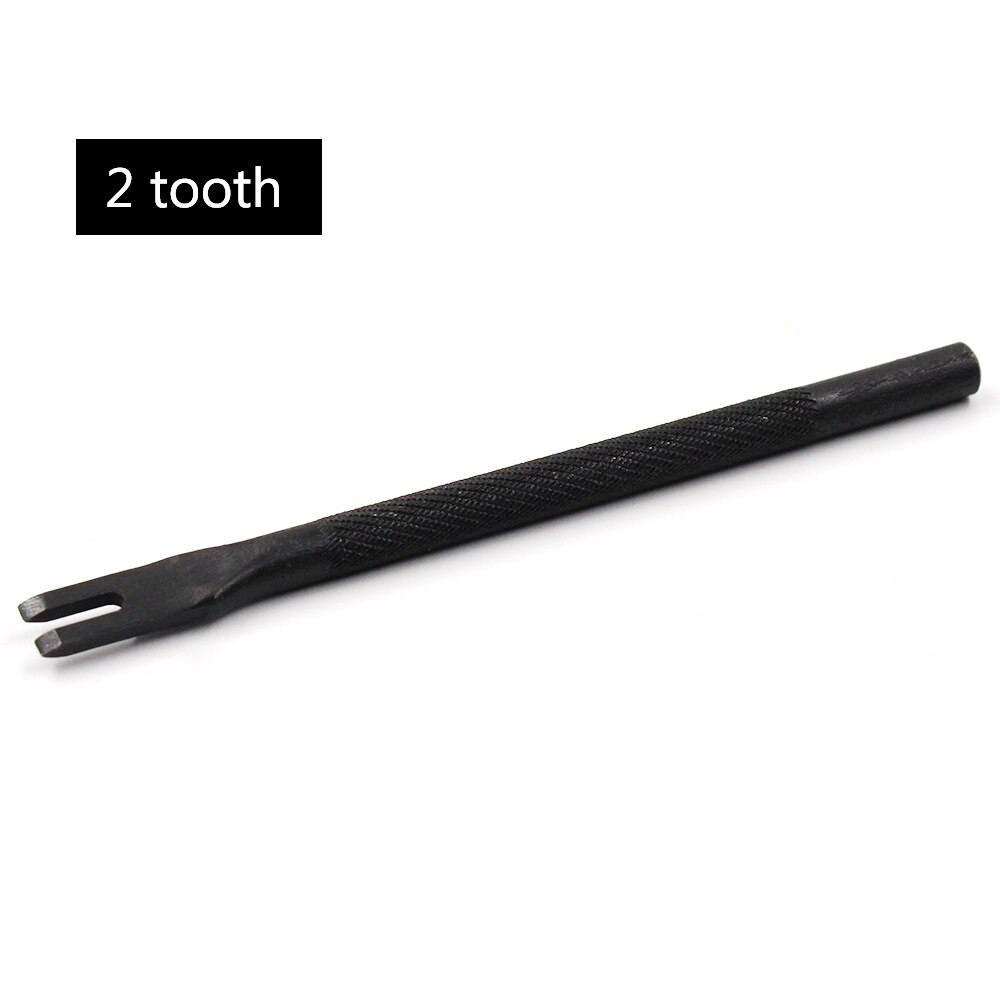 3mm DIY Leather Hole Punching Tool Leather Spacing Line Chisel Tool Flat Hole Puncher DIY Leather Craft Stitching Punch Tool: 2 teeth