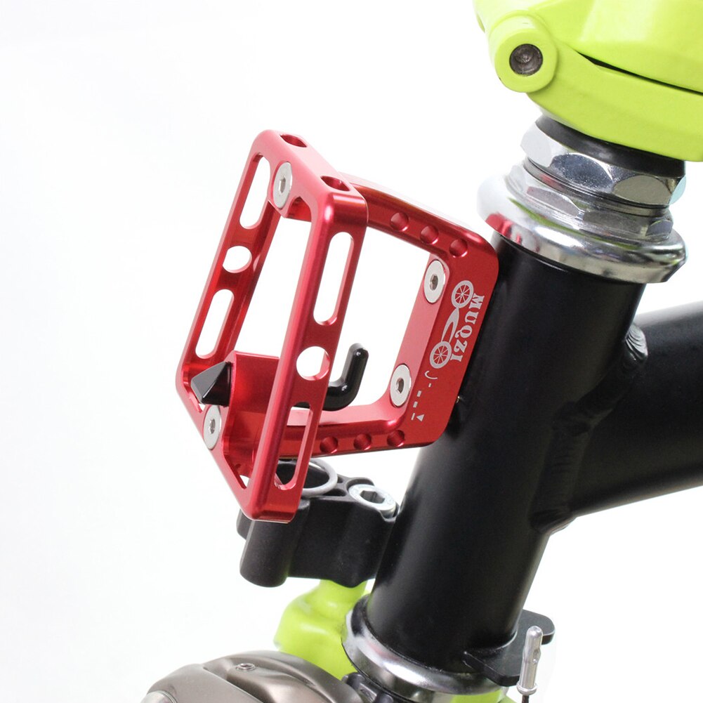 Voordrager Blok Tas Beugel Fiets Houder Draagbare Waterdichte Fietsen Elementen Voor Muqz Brompton Vouwfiets