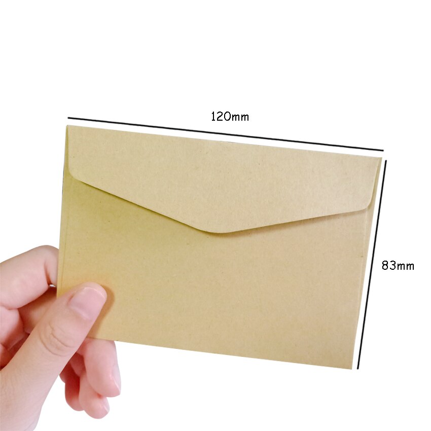 10 stk/parti mini kuverter 115mm*80mm slik farve mini kuvert fjorten valg papir koreansk papirvarer gavechrismas: B