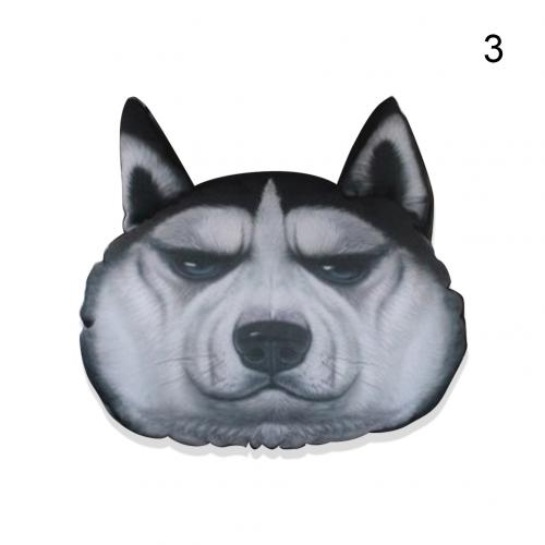 Appui-tête en forme d&#39;animal mignon pour voiture, coussin de cou et de tête de chien Cool, oreiller de taille avec noyau + coussins en charbon actif: 3