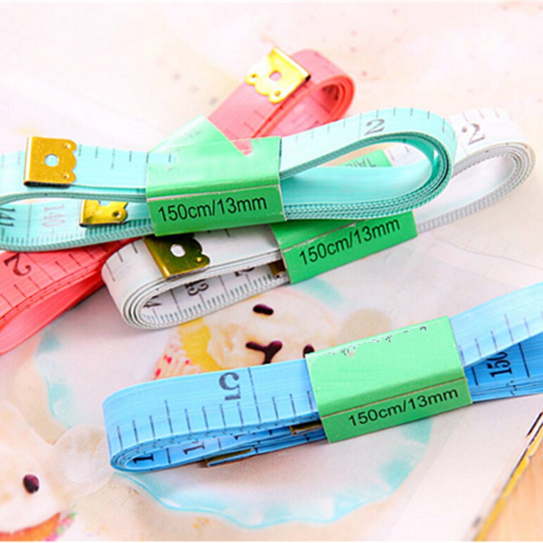 Sewing Tailor Tape Measure Soft 1.5M Sewing Ruler Meter Sewing Measuring Tape Body Measuring Ruler Random Color