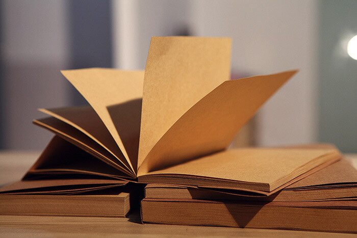 A5 kraft Carta da Spolvero Libro taccuino bloc notes , kraft album da disegno per la Pittura Disegno Diario Ufficiale del Regalo Creativo