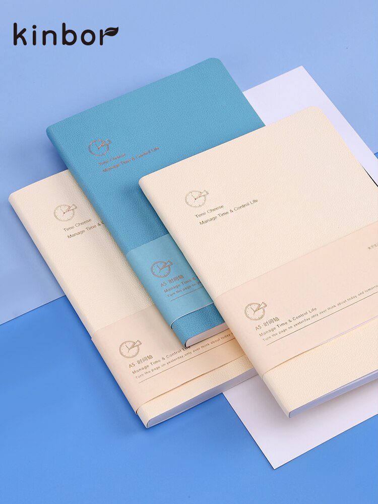 Agenda Kinbor 2022 Timeline A5, cuaderno con autorelleno, calendario anual, planificación semanal, planificación de objetivos, papelería, Oficina