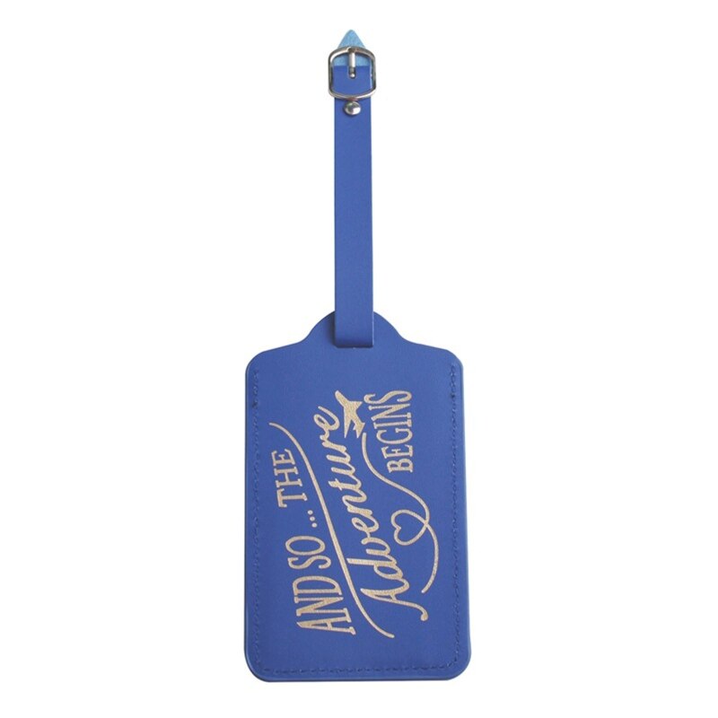 Gepäck Schild Reise-koffer Stichworte Name Telefon Adresse Etikett Kennung Hochzeit Braut: Blau