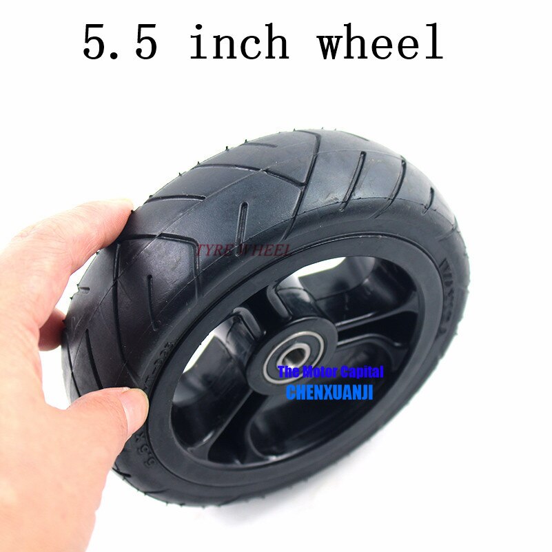 Overlegen 5.5 tommer scooter hjul scooter dæk til kørestol baghjul fabrik originale scooter hjul