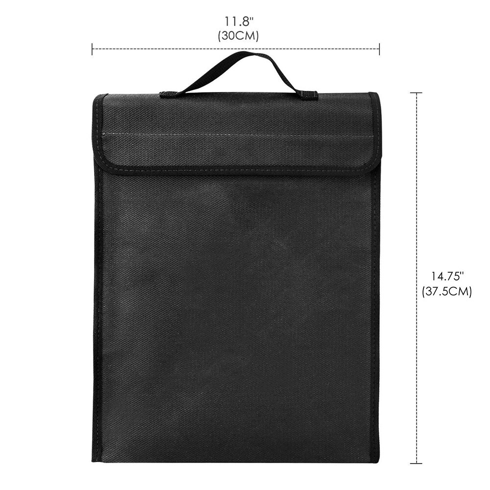 Brandwerende Document Tas Waterdichte Money Cash Bestand Pouch Veilig Houder Voor Office LFX-ING