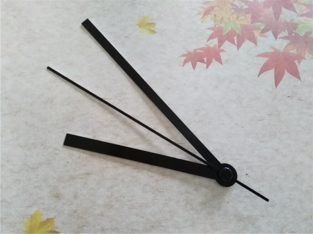 50Sets Metal Black Color Clock Quartz Hands For DIY Wall Clock Parts Fast