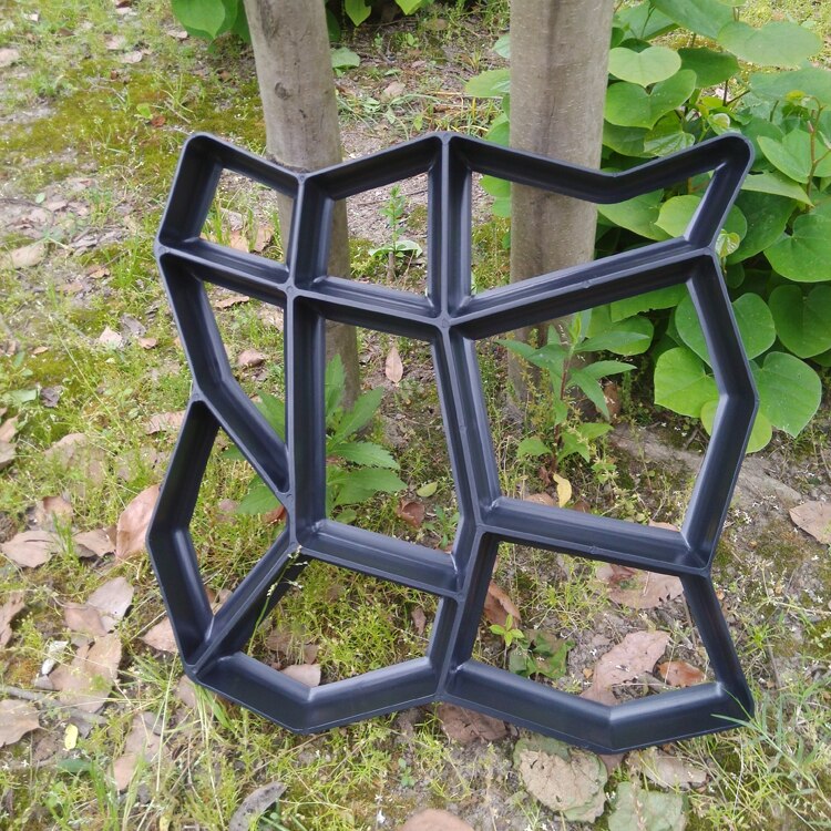 Driveway Patio Concrete Stepping Stone Path Walk Maker Paving Pavement Mold