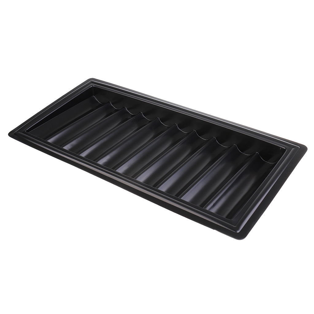 Poker chip brick fack förvaring kasinospel leveranser black box 18.50 x 8.97 x 1.49 inch