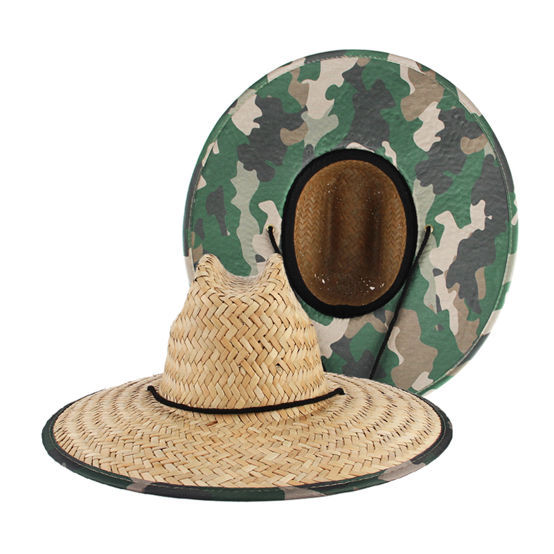 1PC/2pz Nuove Donne Cappello di Salvataggio di Paglia di proprietà Spiaggia Cappello Da suola tutto'aperto Della Boemia Della signora di Modo fedora Cappello Panama: verde
