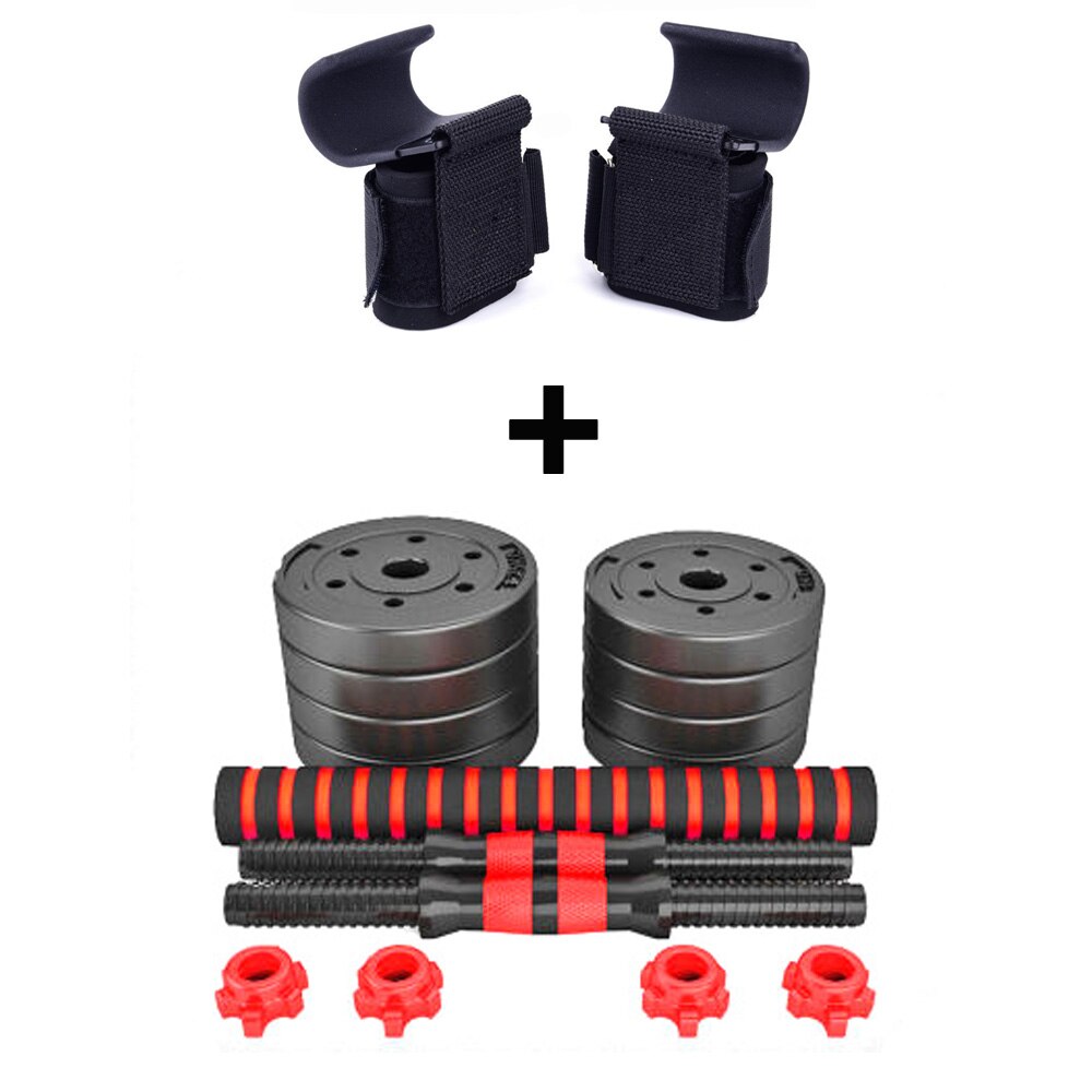 40kg Weightlifting suit foam dumbbells adjustable dual-purpose barbell men's arm muscle exercise equipment full weight dumbbell: 40kg Palm guard