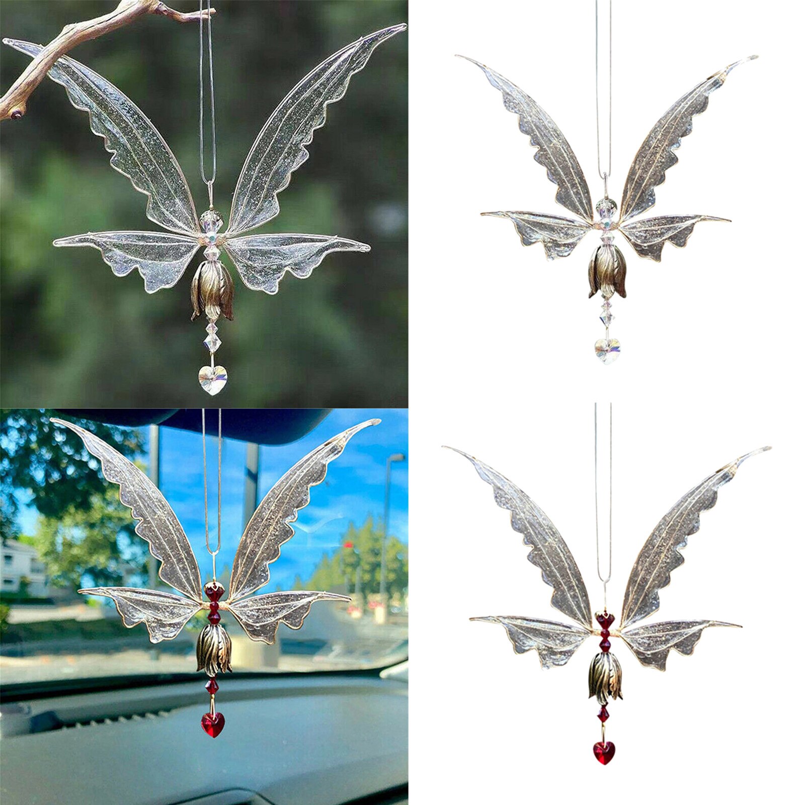 Butterfly Fairy Crystals Suncatcher Sun Catcher ing Window Décor