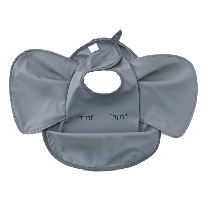 Zuigelingen Pu Leer Waterdicht Feeding Doek Baby Kwijlen Bib Burp Doek Met Pocket Tas Wasbaar Kinderen Tekening Schort: 3