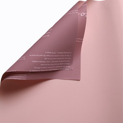 20 stücke Englisch Buchstaben Gemusterten Dekorativen Papier Wasserdicht Verpackung Papier Einfarbig Koreanische Blume Packpapier: 1