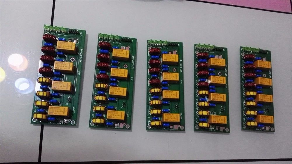 1 ピース 12 ボルト 100 ワット 3.5 mhz-30 mhz hf パワーアンプ低域通過フィルタキット