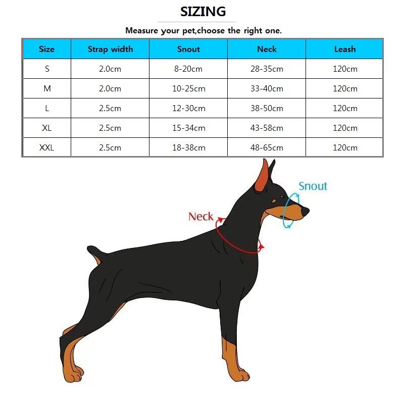 3 sztuk/zestawów pies trening na świeżym powietrzu klipy myszy Pet pysk pokrywa Anti Bark zgryz przypadkowe jedzenie kaganiec z smycz kołnierz dla psa