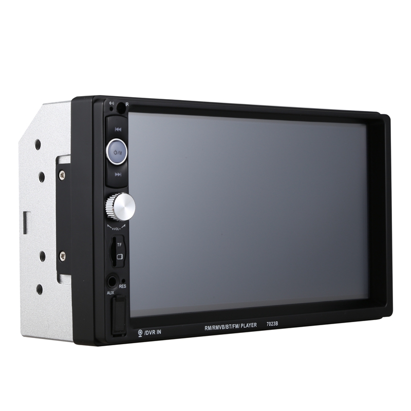 DC 12V Auto Radio 7023B Car Multimedia Player 2 Din 7inch HD Touch-Screen MP5 Player Stereo Support Rear View Camera Mirrorlink