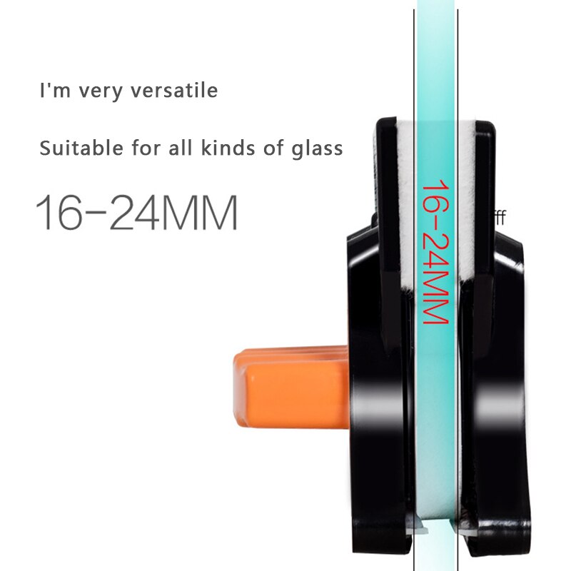 3-35MM Glas Reiniger Doppel-schicht-ebene Starke Magnetische Abwischen Fenster hochhaus Reinigung haushalt Werkzeug Pinsel Schaben