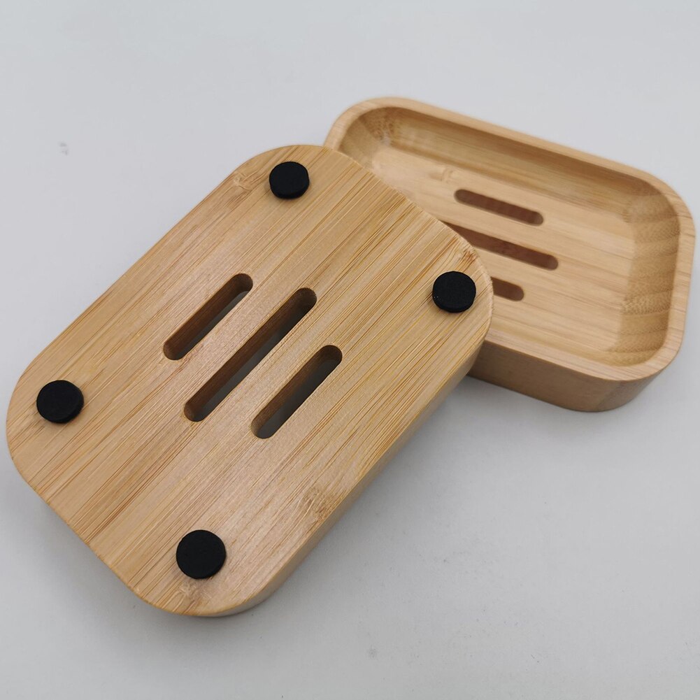 thumbnail image 2 of Natural Wooden Soap Dish / Rack / Holder / Tray – 12cm X 9cm (UK Seller) 2 of 6