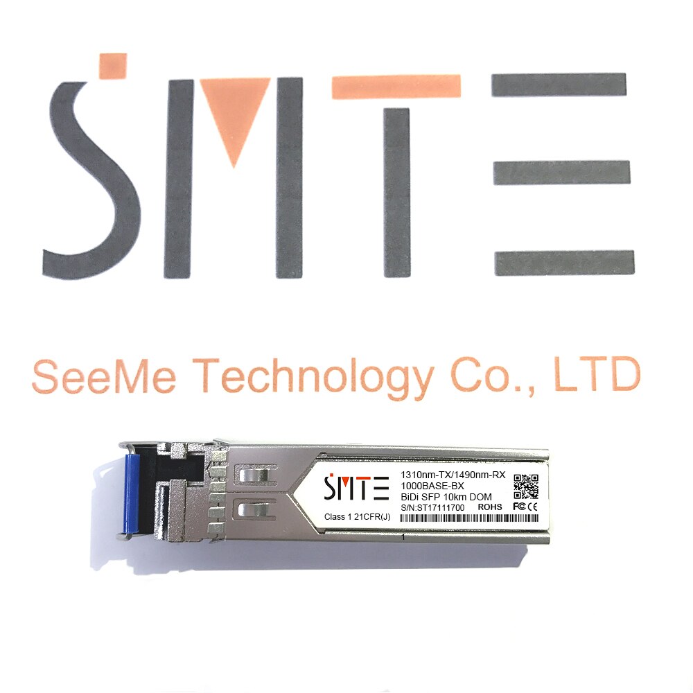 Compatibel Met Arista Netwerken Bidi SFP-1G-BXU-10 Lc 1000BASE-BX Bidi Sfp TX1310nm/RX1490nm 10Km Ddm Transceiver Module Sfp