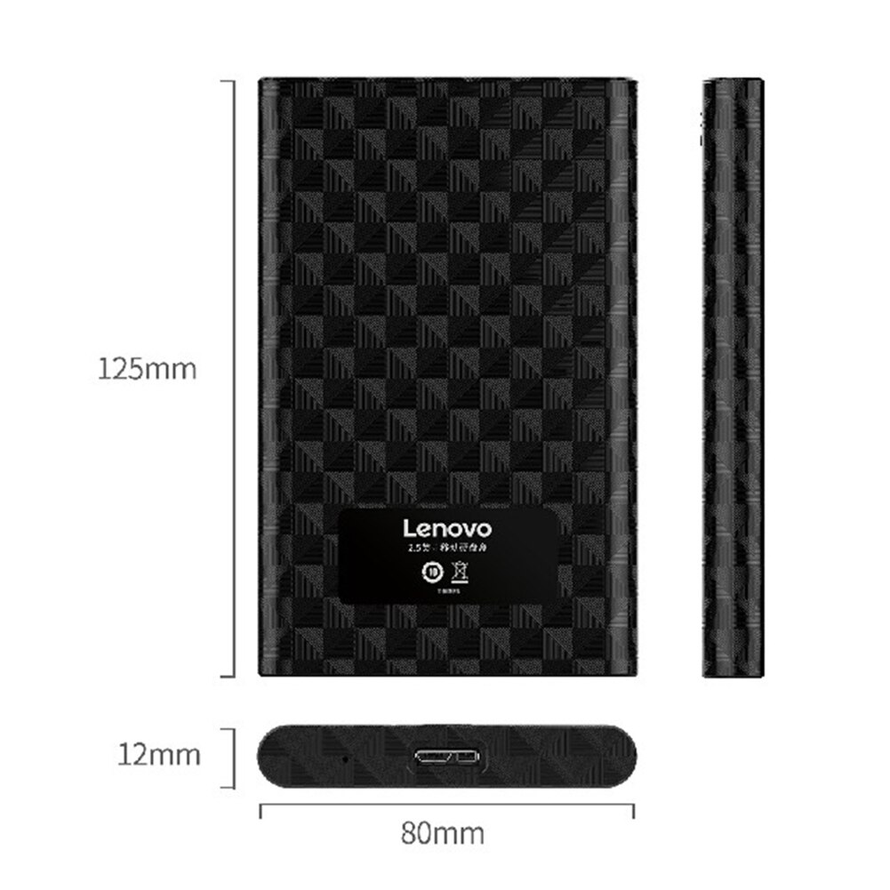 Lenovo ulkoinen hdd-kotelo ssd-kotelo kovalevy 2.5 tuuman sata usb 3.0 kannettavaan kiintolevy ulkoinen kotelo kannettava sovitin