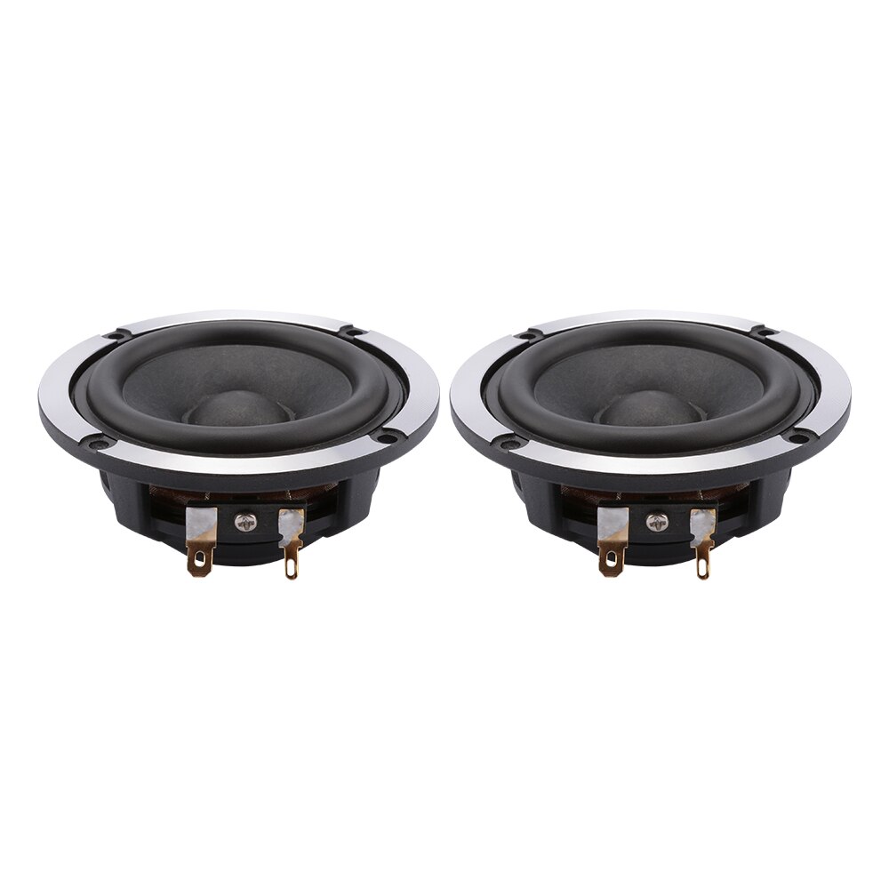 AIYIMA-altavoz de 3 pulgadas de rango medio para coche, altavoz de sonido de 4, 8 Ohm, 15W, cono de papel de lana, altavoz de neodimio de aluminio, 2 uds.
