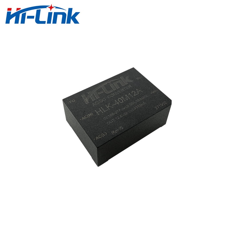 HLK-40M12A de fuente de Alimentación de 5 unids/lote, Hi Link, 12V3A, CA, CC, para montaje en PCB